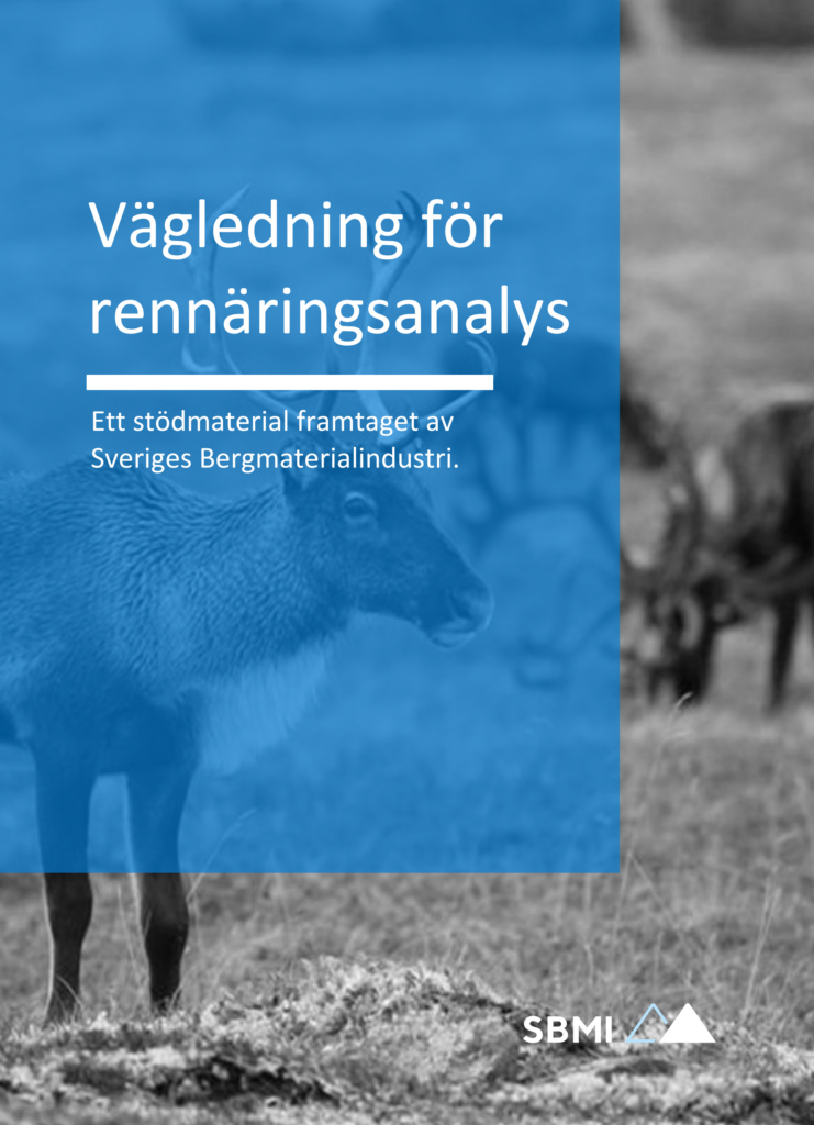 SBMI lanserar vägledning för rennäringsanalyser vid täktprövningar